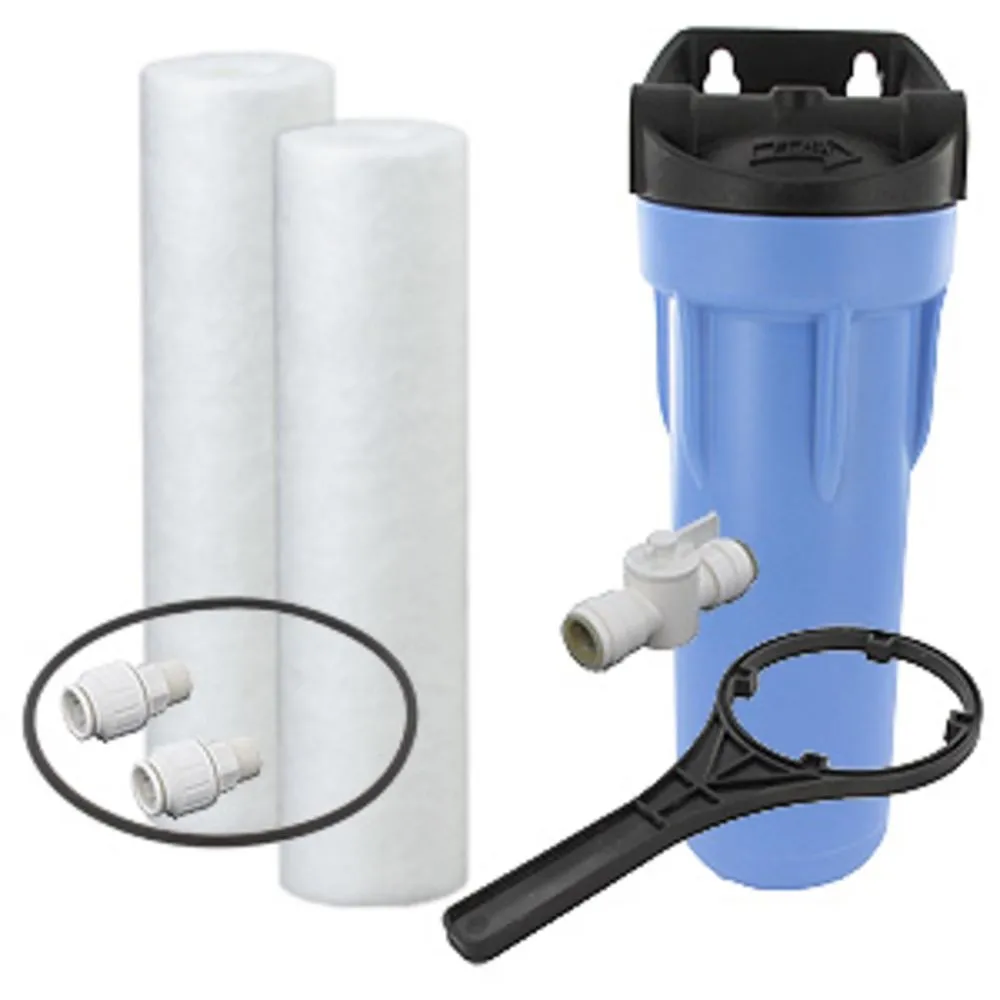 10" Standard 3G Sediment Prefilter Kit - 3/4"