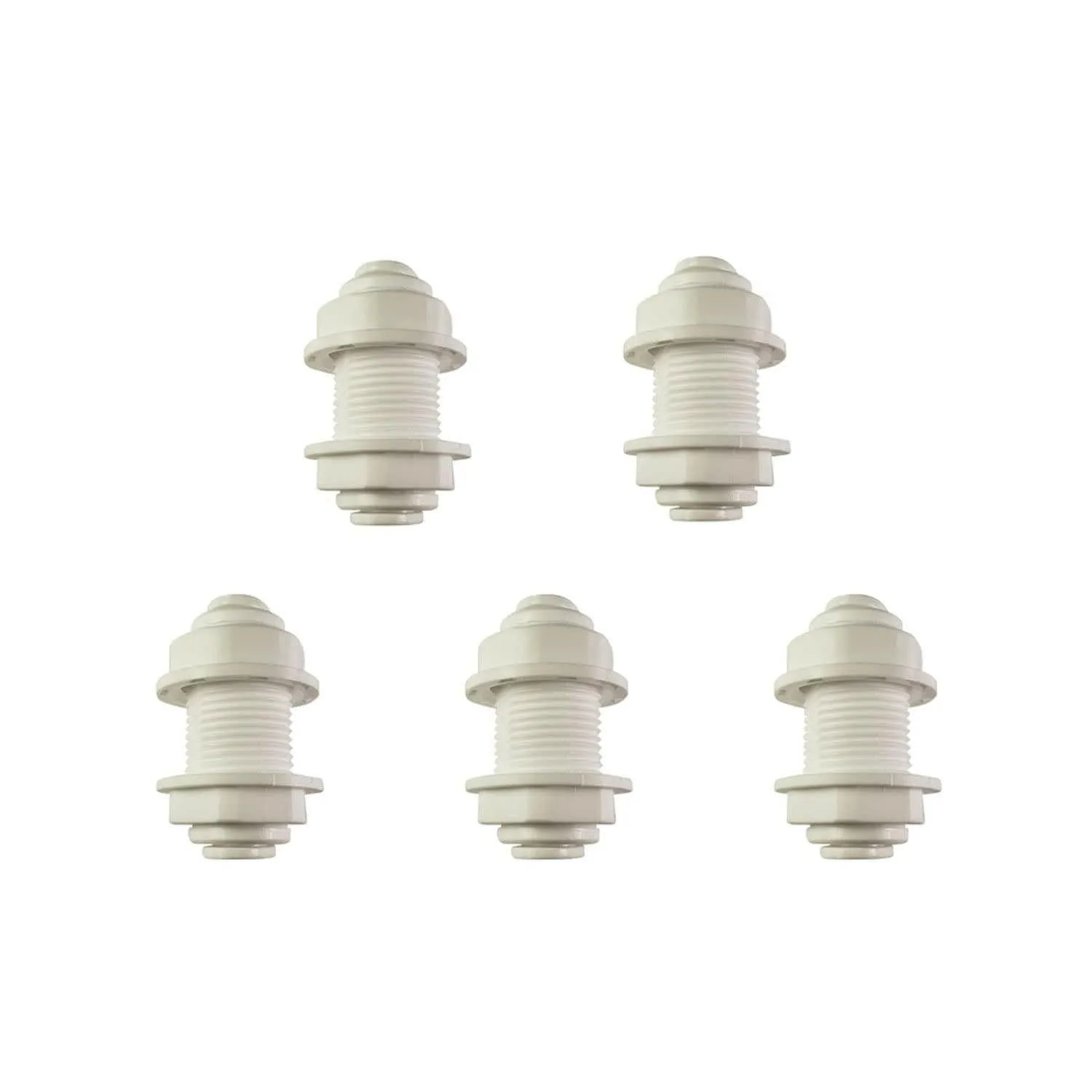 1/4" Quick Connect Bulkhead Fitting 5 Pack