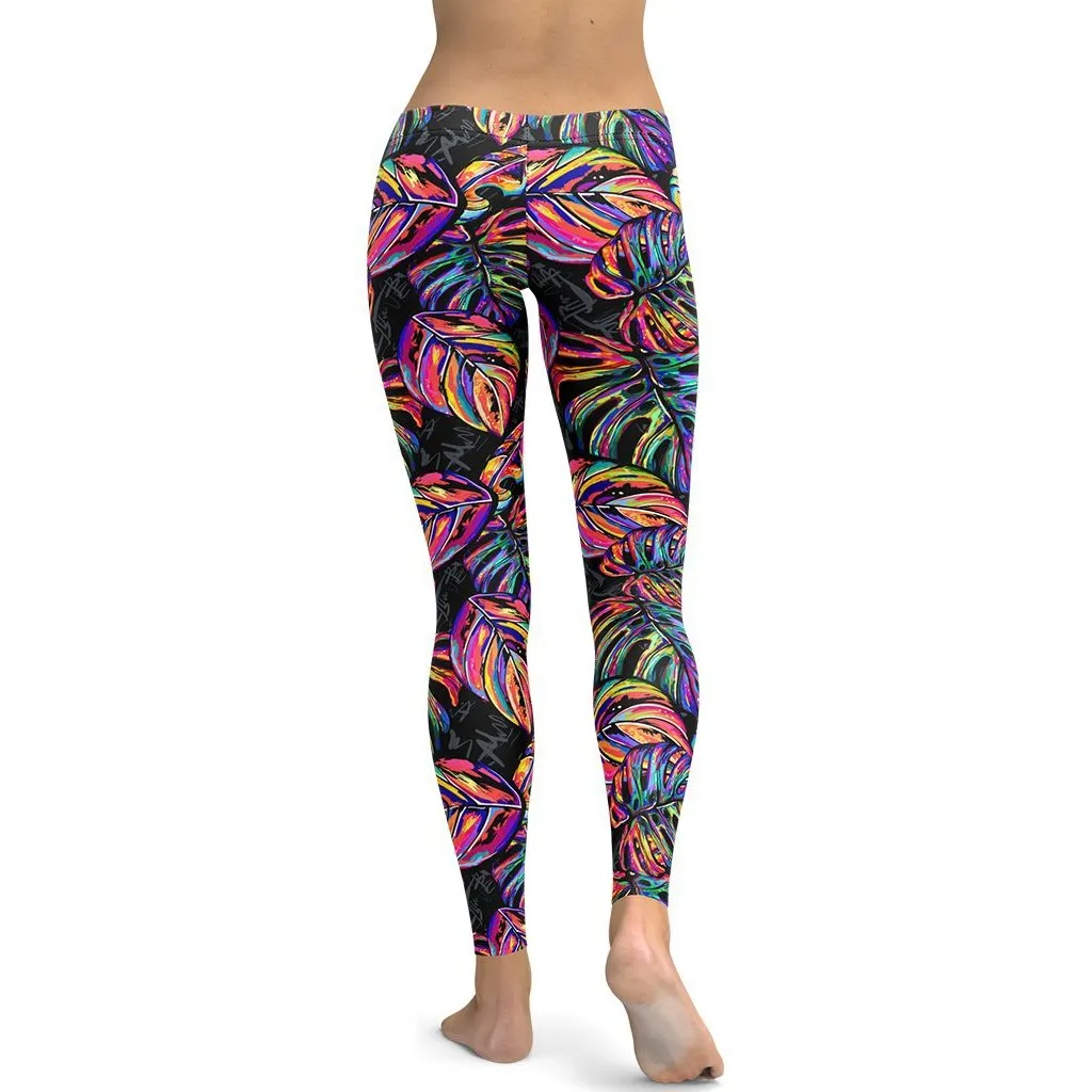 Artsy Tropical Leggings