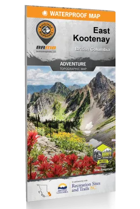 BRMB East Kootenay BC Waterproof Map