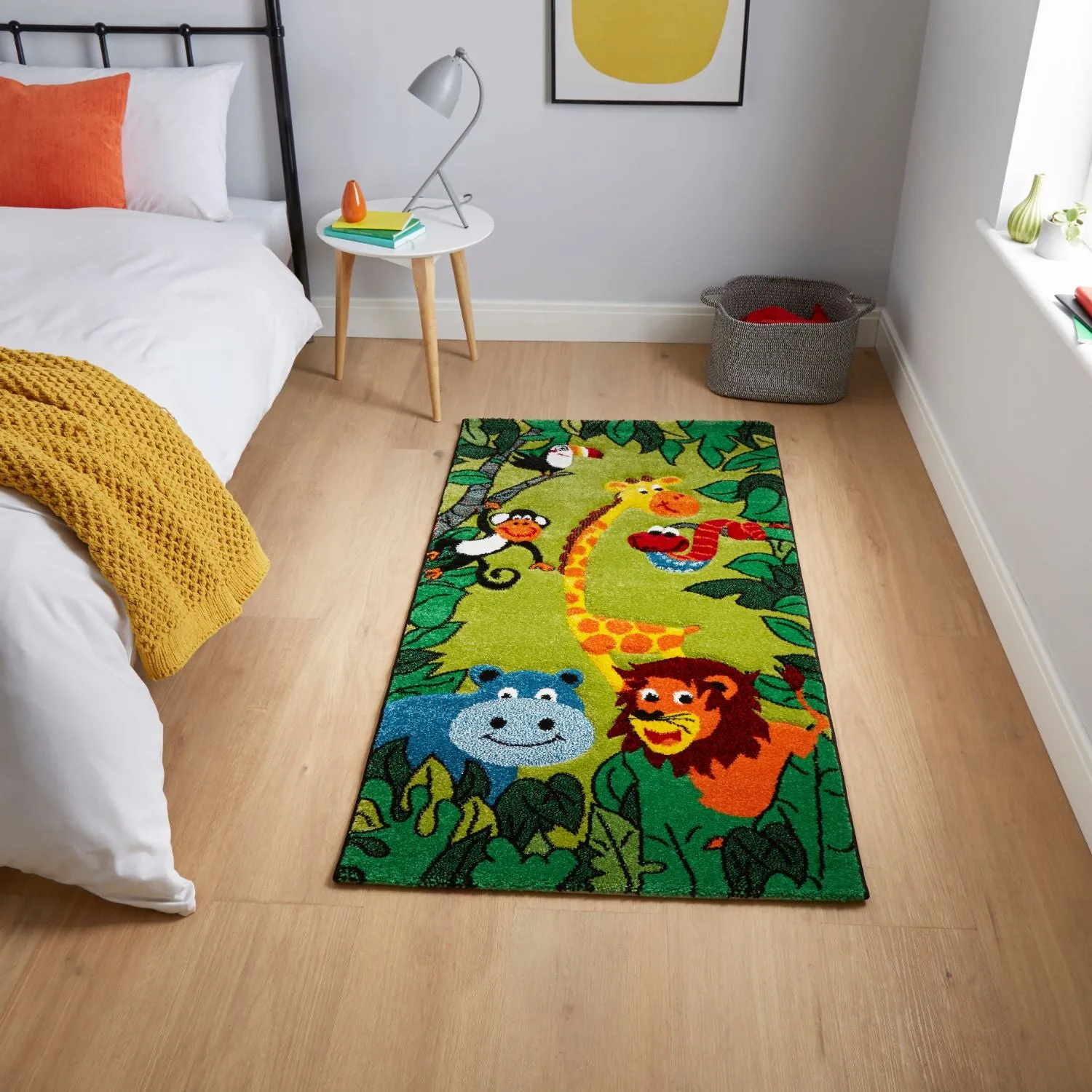 Brooklyn Jungle Green 53747 Kids Rug