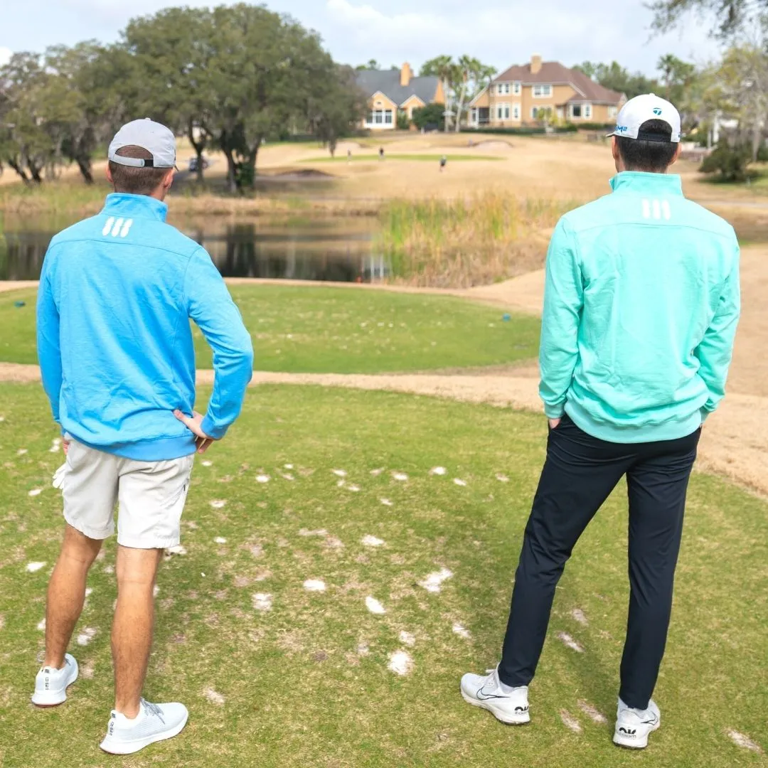 Caribbean Blue Quarter Zip