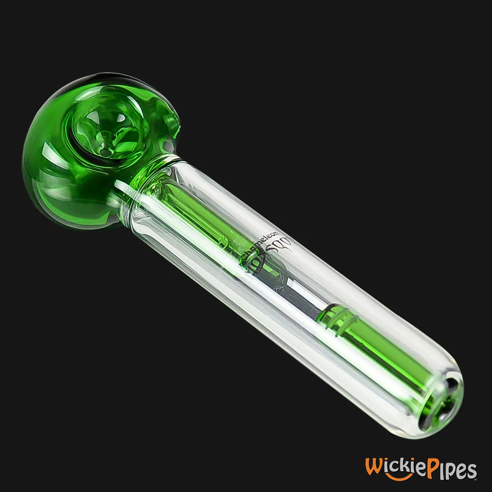 Chameleon Glass - Monsoon Inline 6-Inch Glass Spoon Bubbler