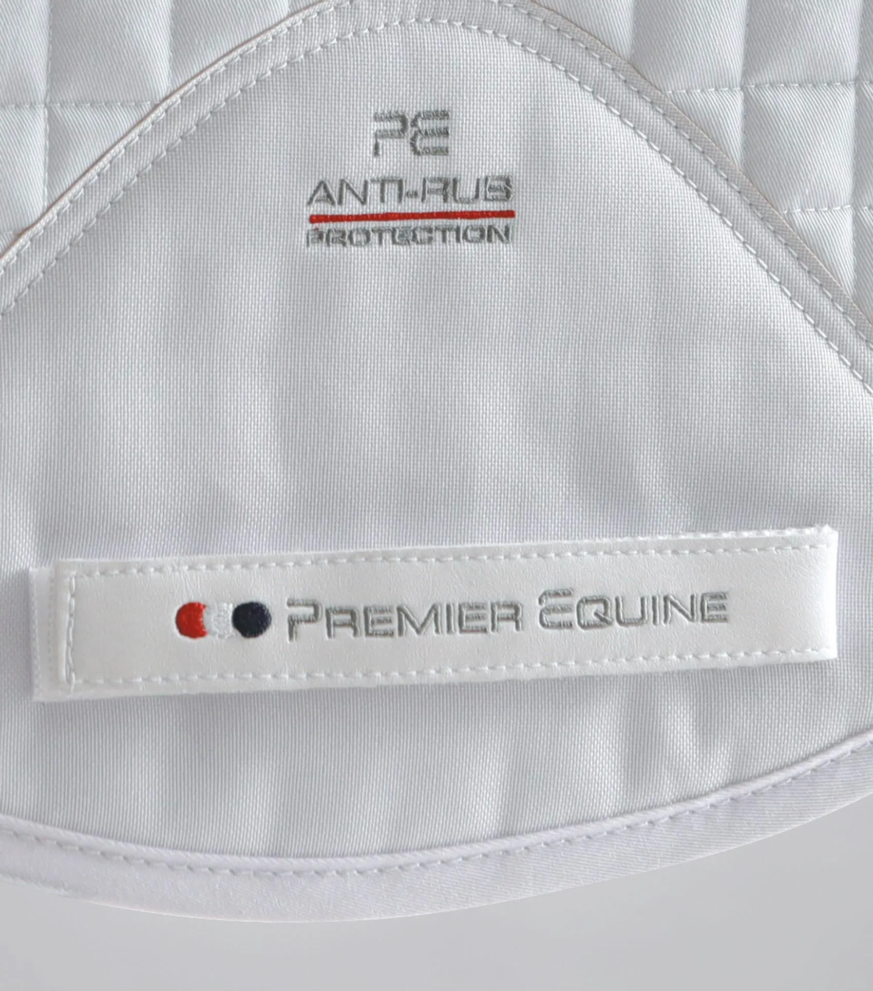 Close Contact Cotton Cross Country Saddle Pad White