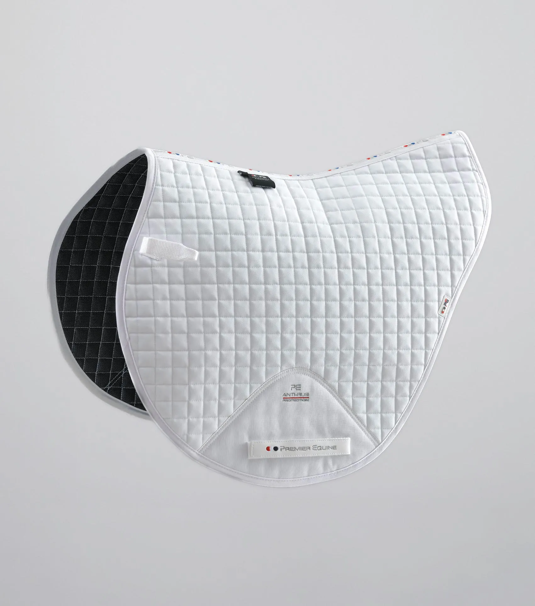 Close Contact Cotton Cross Country Saddle Pad White