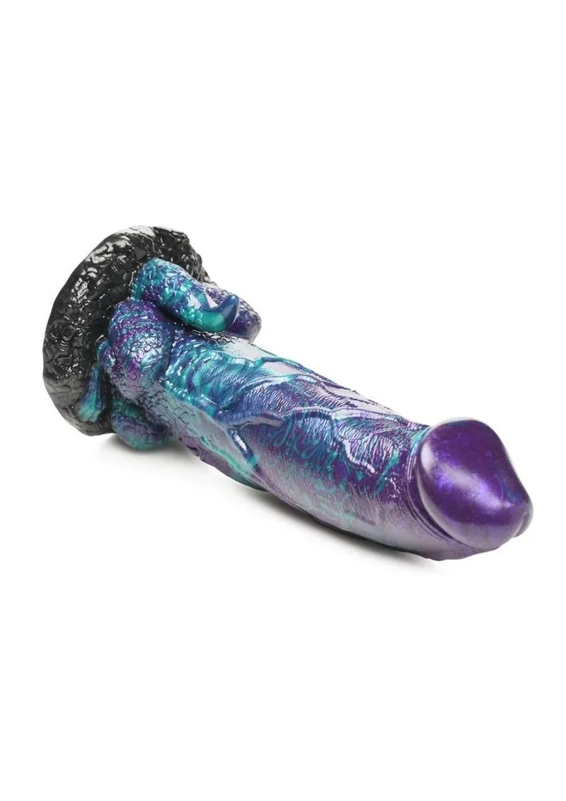 Creature Cocks Dino Dick Dinosaur Silicone Dildo - Extra Large - Purle