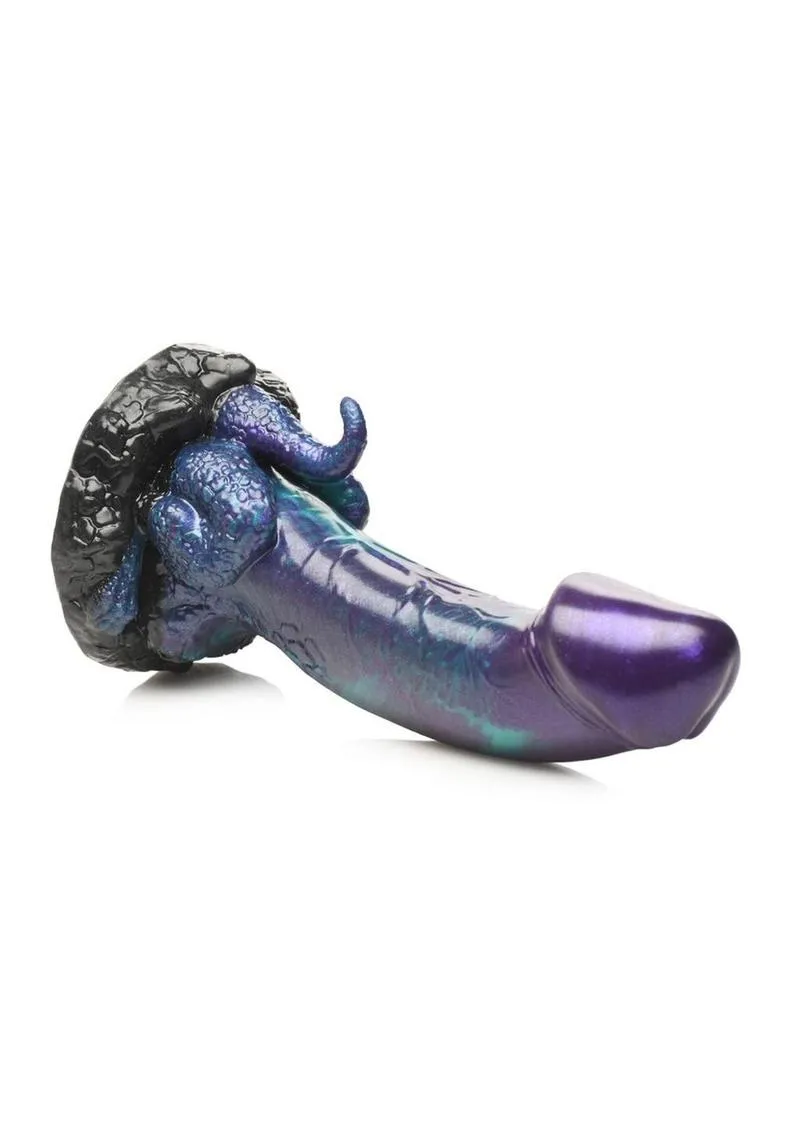 Creature Cocks Dino Dick Dinosaur Silicone Dildo - Large - Purle