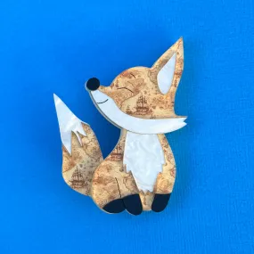 Davy Jones 🏴‍☠️ the fox 🦊 - Brooch