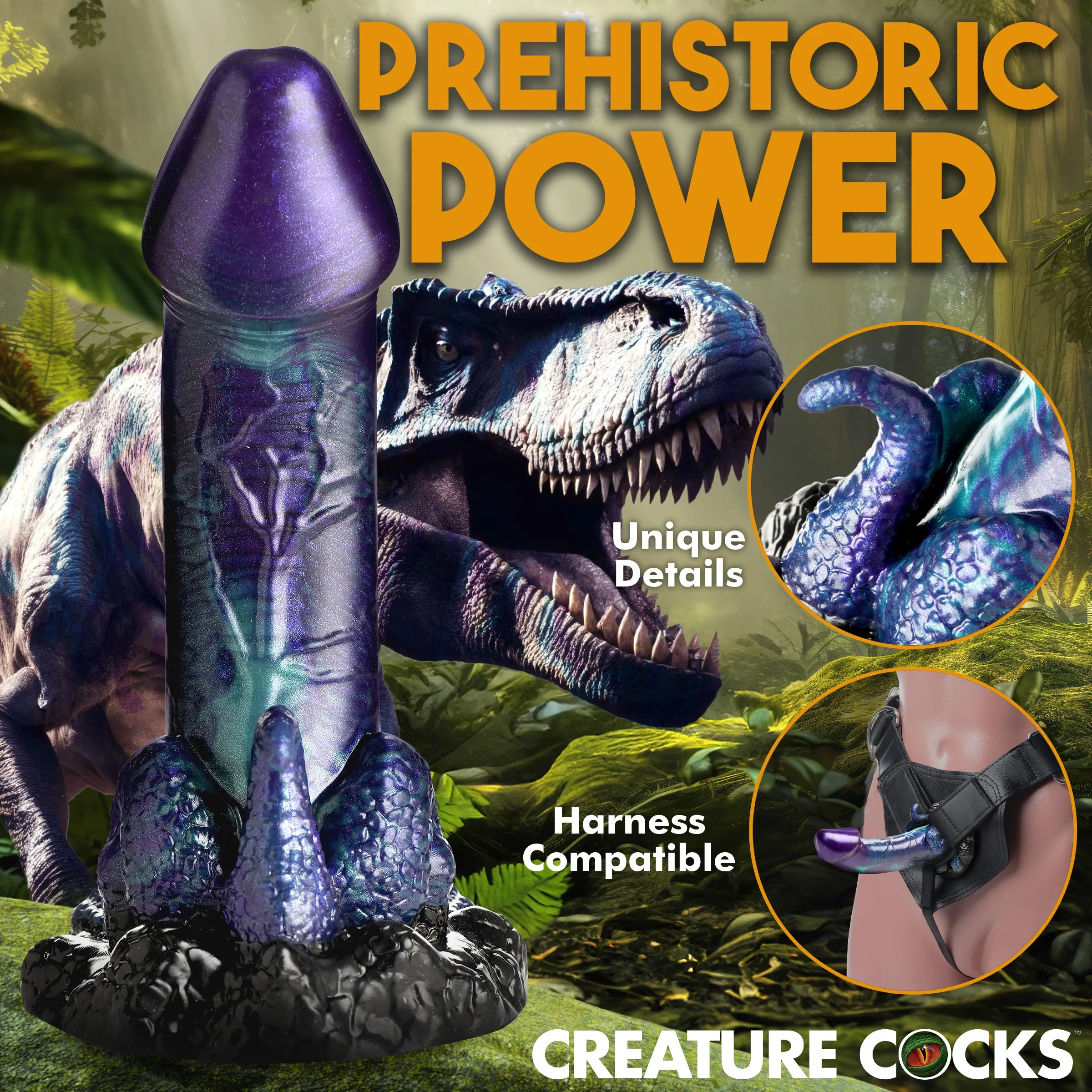 Dino-Dick Dinosaur Silicone Dildo