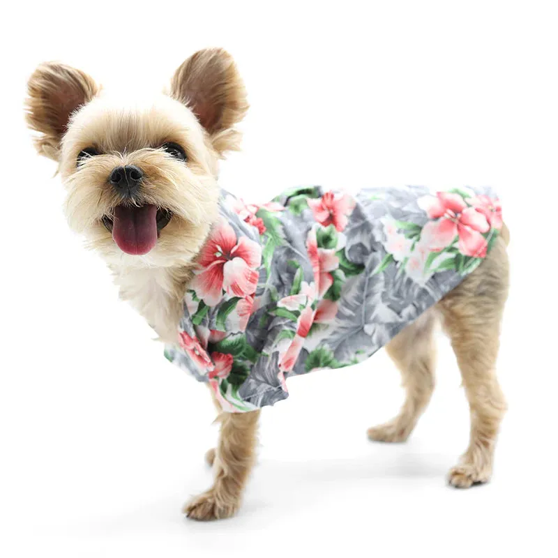 Dogo Pet Tropical Floral Dog Shirt