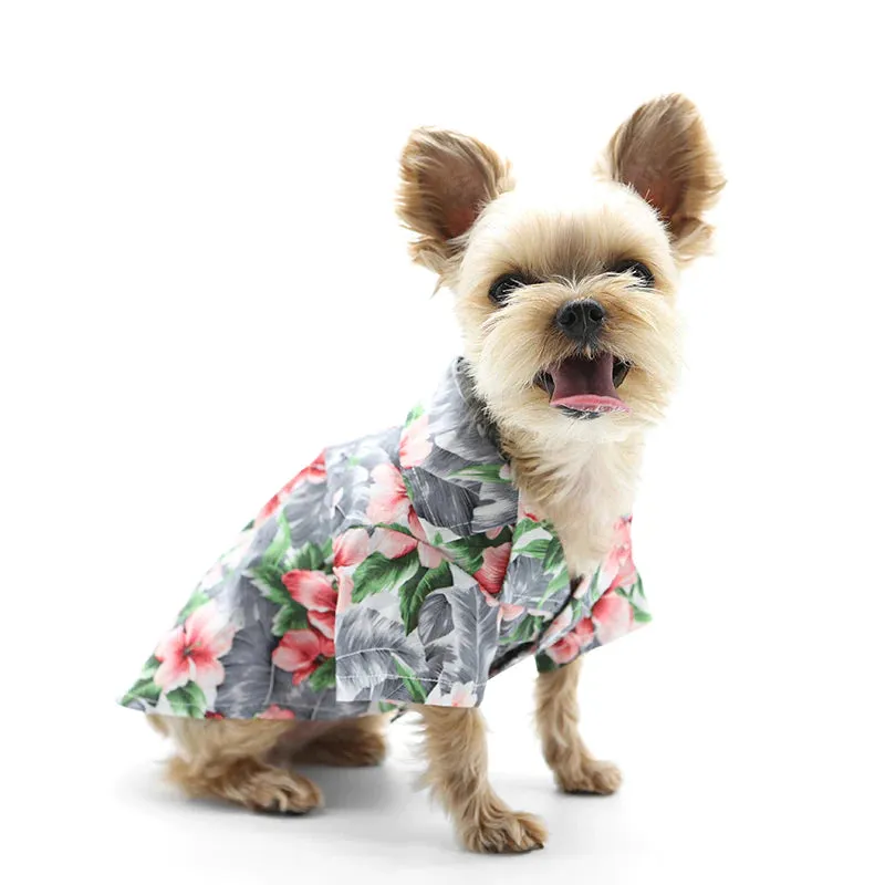 Dogo Pet Tropical Floral Dog Shirt