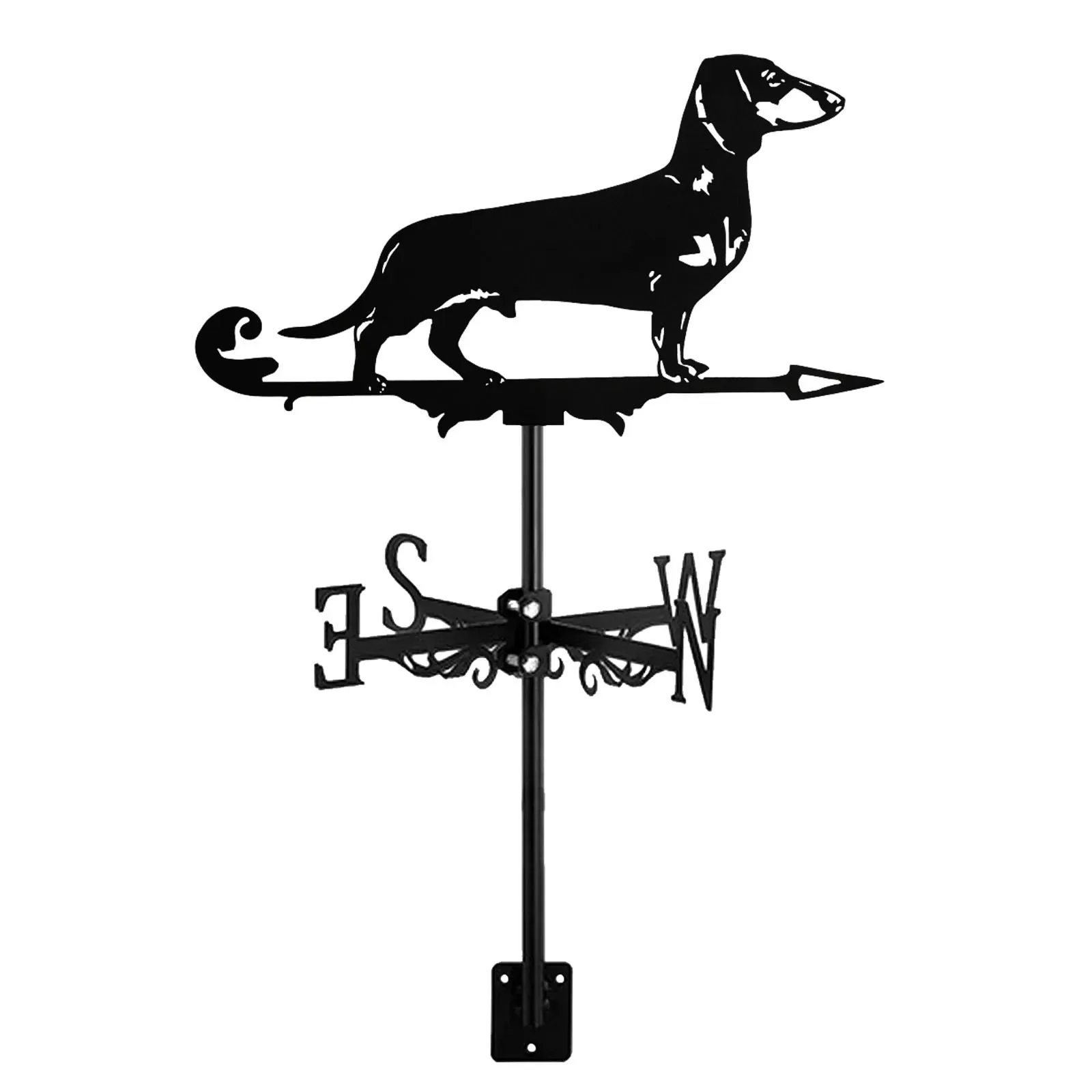 Elegant Dachshund Weather Vane for Weather Tracking