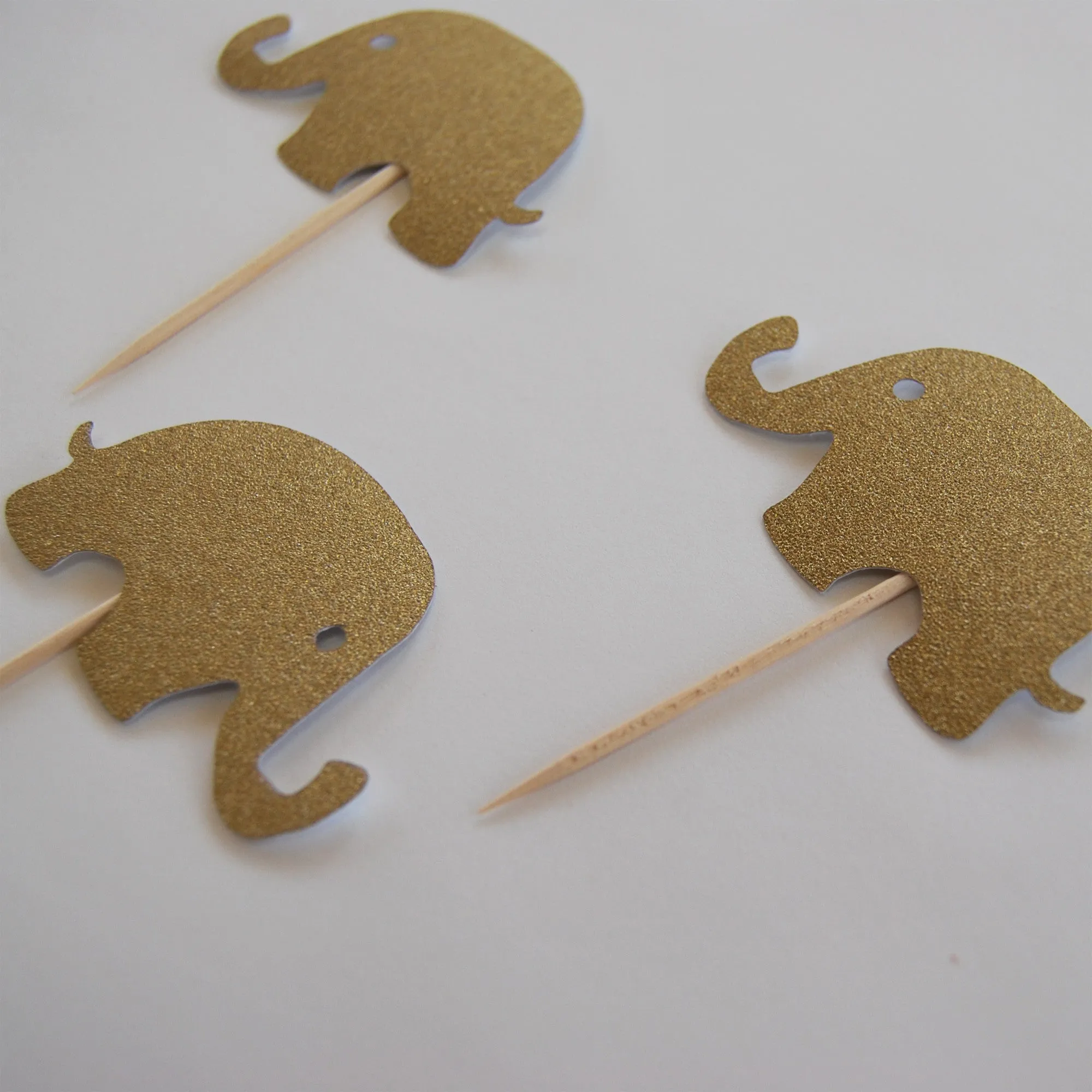 Elephant Cupcake Toppers