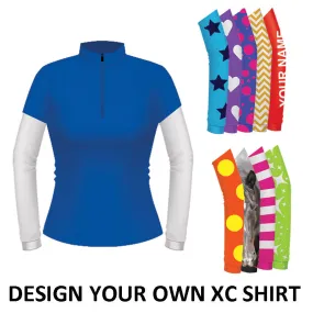 Equetech Junior Custom Cross Country Shirt - Royal