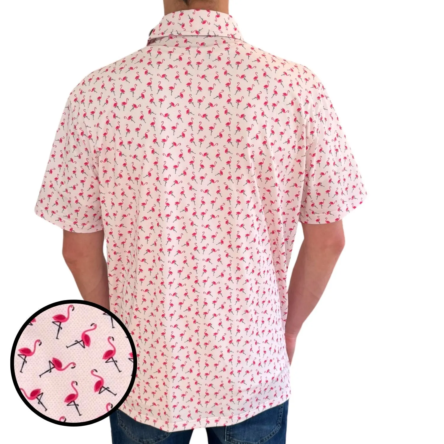 Flamingo Vibes Everyday Polo