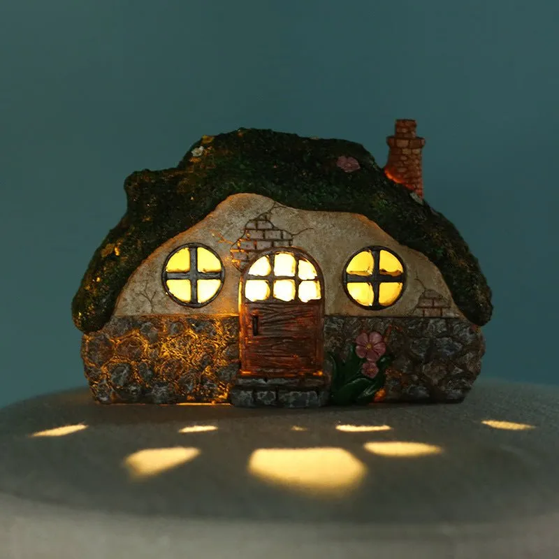 Gardening LED Solar Light Fairy House High Quality