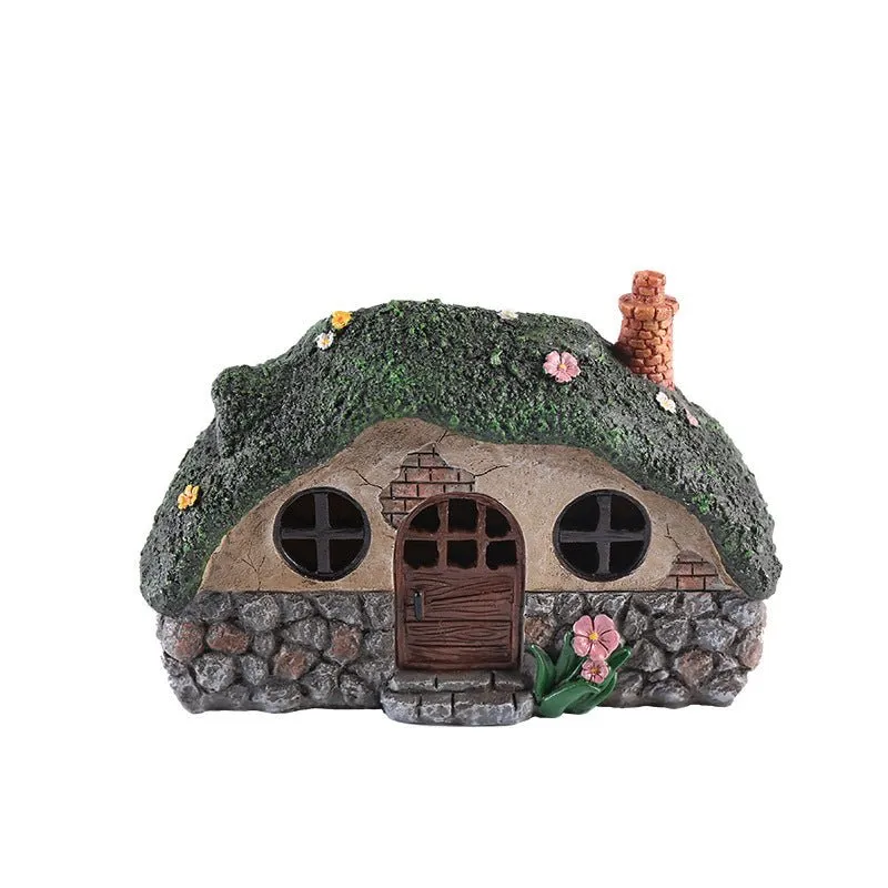 Gardening LED Solar Light Fairy House High Quality