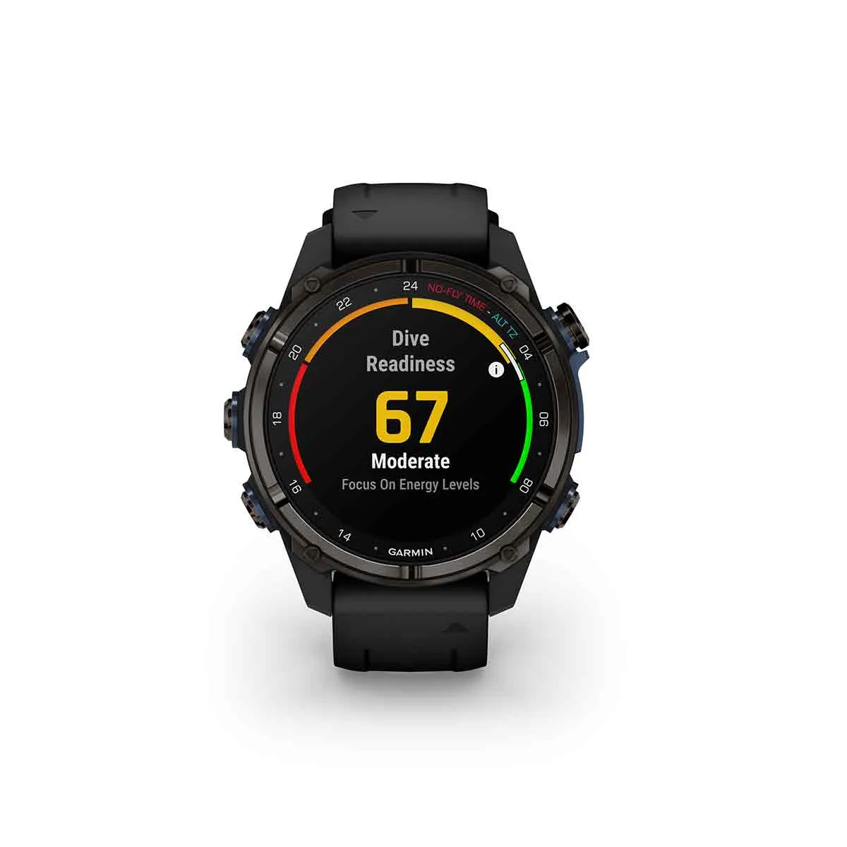 Garmin Descent™ Mk3i Carbon Gray DLC Titanium w/ Black Band (43mm Face)