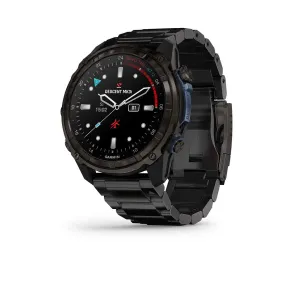 Garmin Descent™ Mk3i Carbon Gray DLC Titanium w/ Titanium Band (51mm Face)