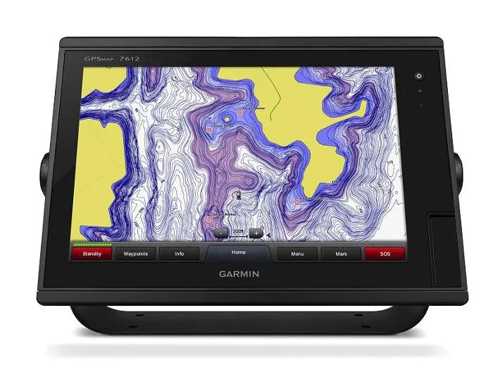 Garmin GPSMAP7612 Chartplotter Bluechart G2 & Lakevu HD US