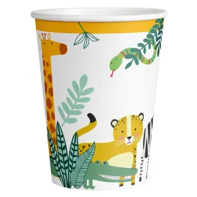 Get Wild Animal Safari Party Cups x 8