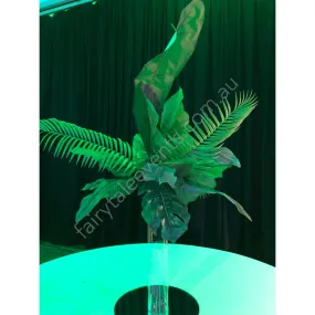 Green palm centerpiece