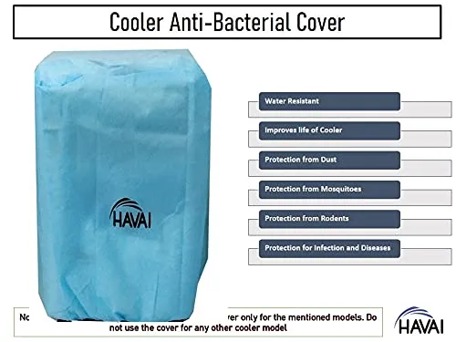 HAVAI Anti Bacterial Cover for Havells Celia 28 Litre Personal Cooler Water Resistant.Cover Size(LXBXH) cm: 49.5 X 42.5 X 93