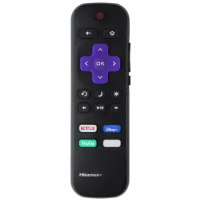 Hisense RC-ALIR Remote Control w/ Netflix/Disney /Hulu/Roku Keys - Black