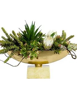 Islands Treasure Yacht Silks Centerpiece Arrangement