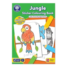 Jungle Sticker and Colouring Book by Orchard Toys