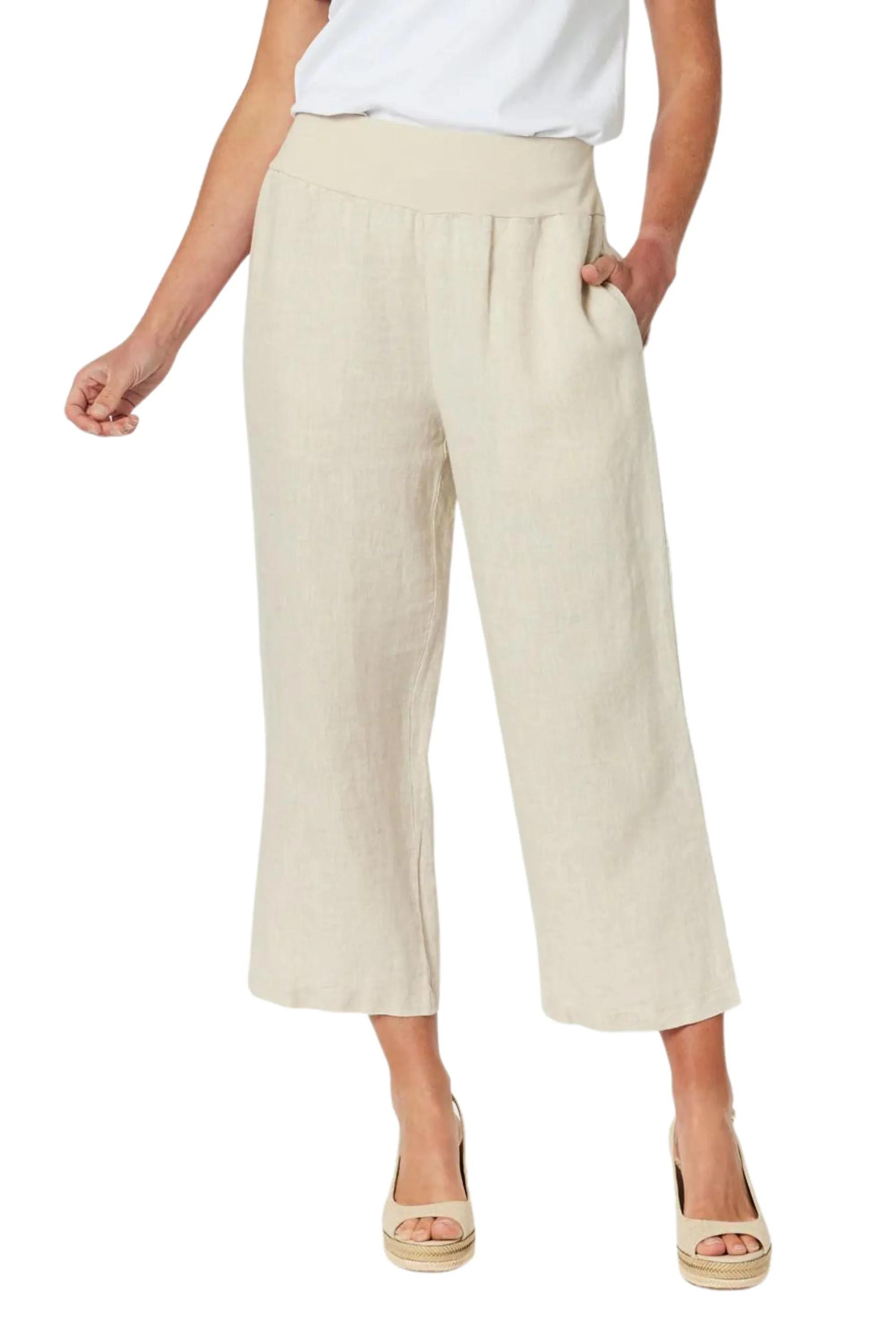 LARA WIDE LEG PANT - 43440GS