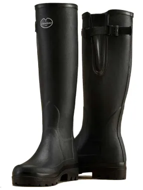 LE CHAMEAU Vierzon Boots - Ladies Jersey Lined - Black