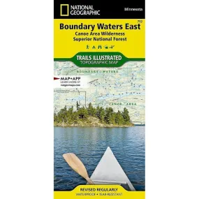 National Geographic Trails Illustrated Boundary Waters East Map [Canoe Area Wilderness, Superior National Forest]