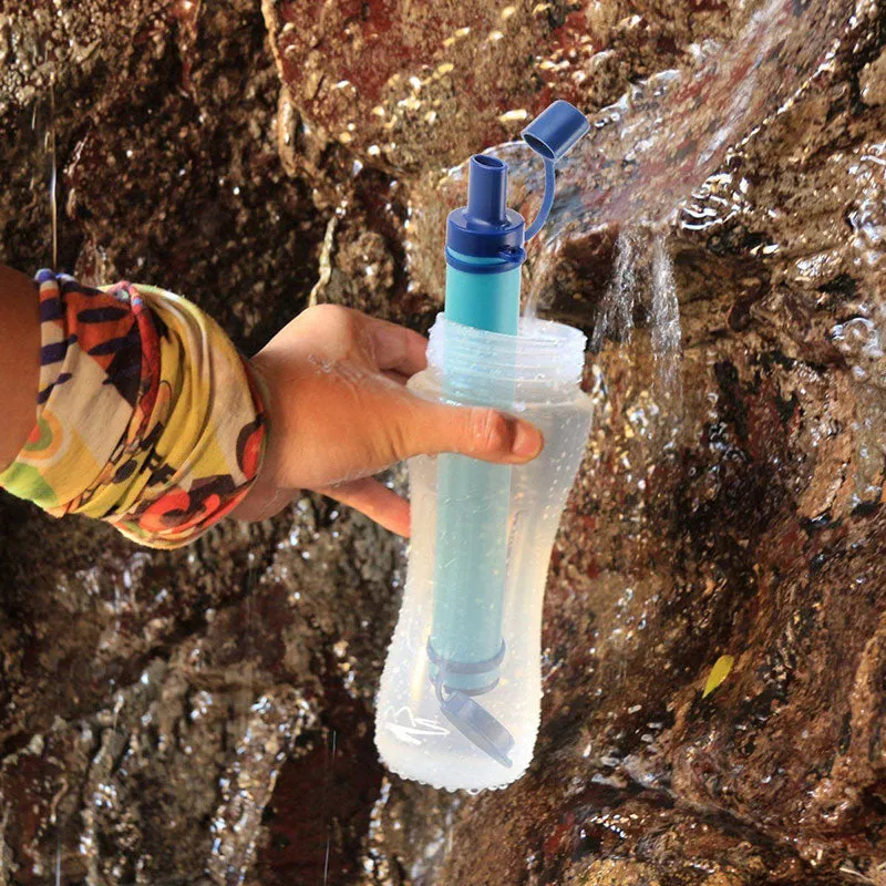 Outdoor Water Purifier Camping Hiking Emergency Life Survival Portable Purifier Water Filter