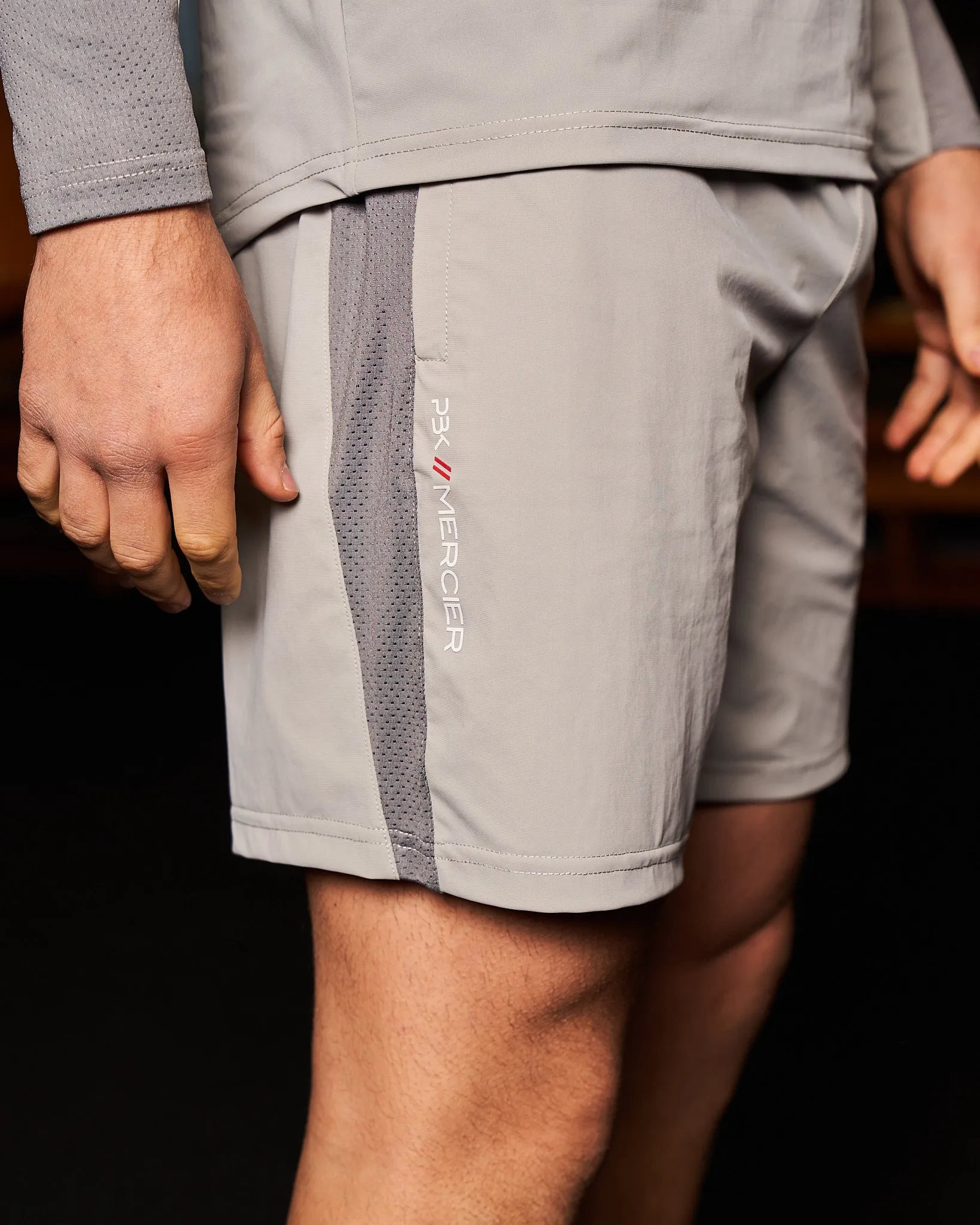 PBK//Mercier Performance Shorts Grey