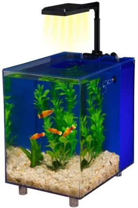 Penn Plax Prism Nano Desktop Aquarium Kit Blue - 1 count