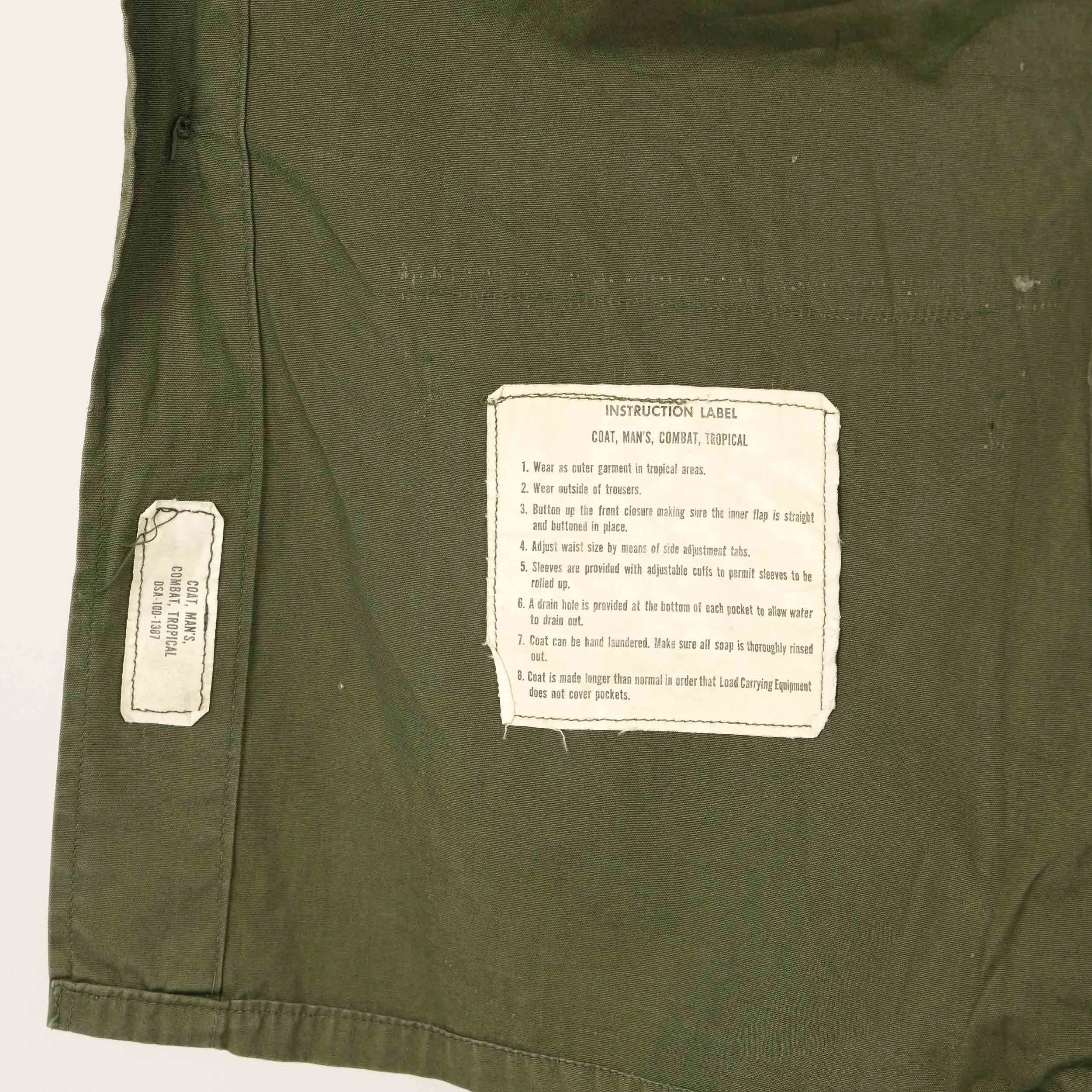 POPELINE VIETNAM JUNGLE JACKET