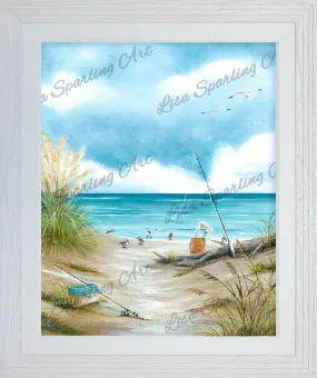 "Tranquil Beach I" Giclée Reproduction