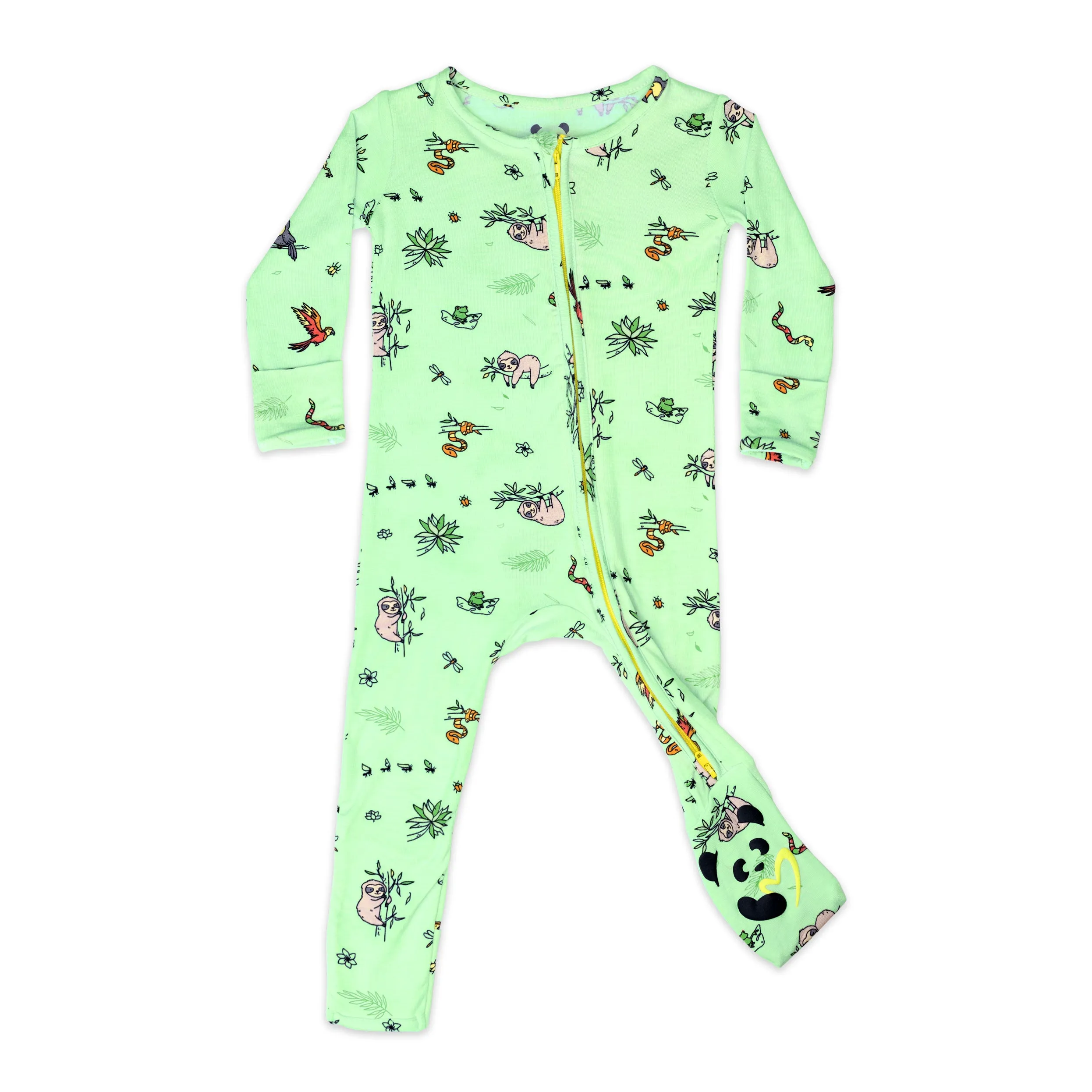 Rainforest Bamboo Convertible Footie