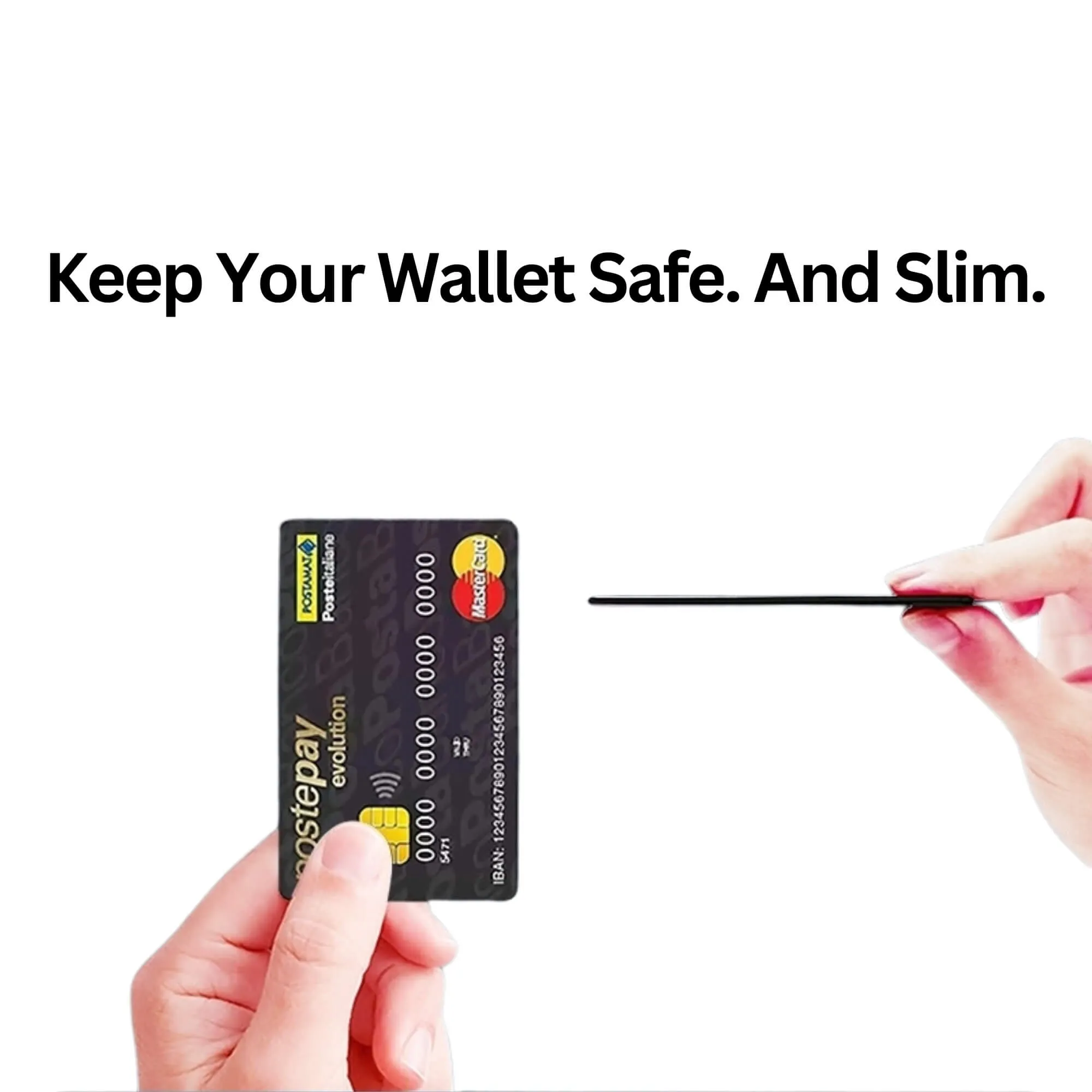 Slim Wallet Finder & Tracking Card