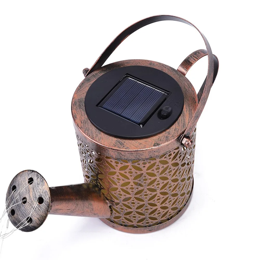 Solar Watering Can with LED Lights