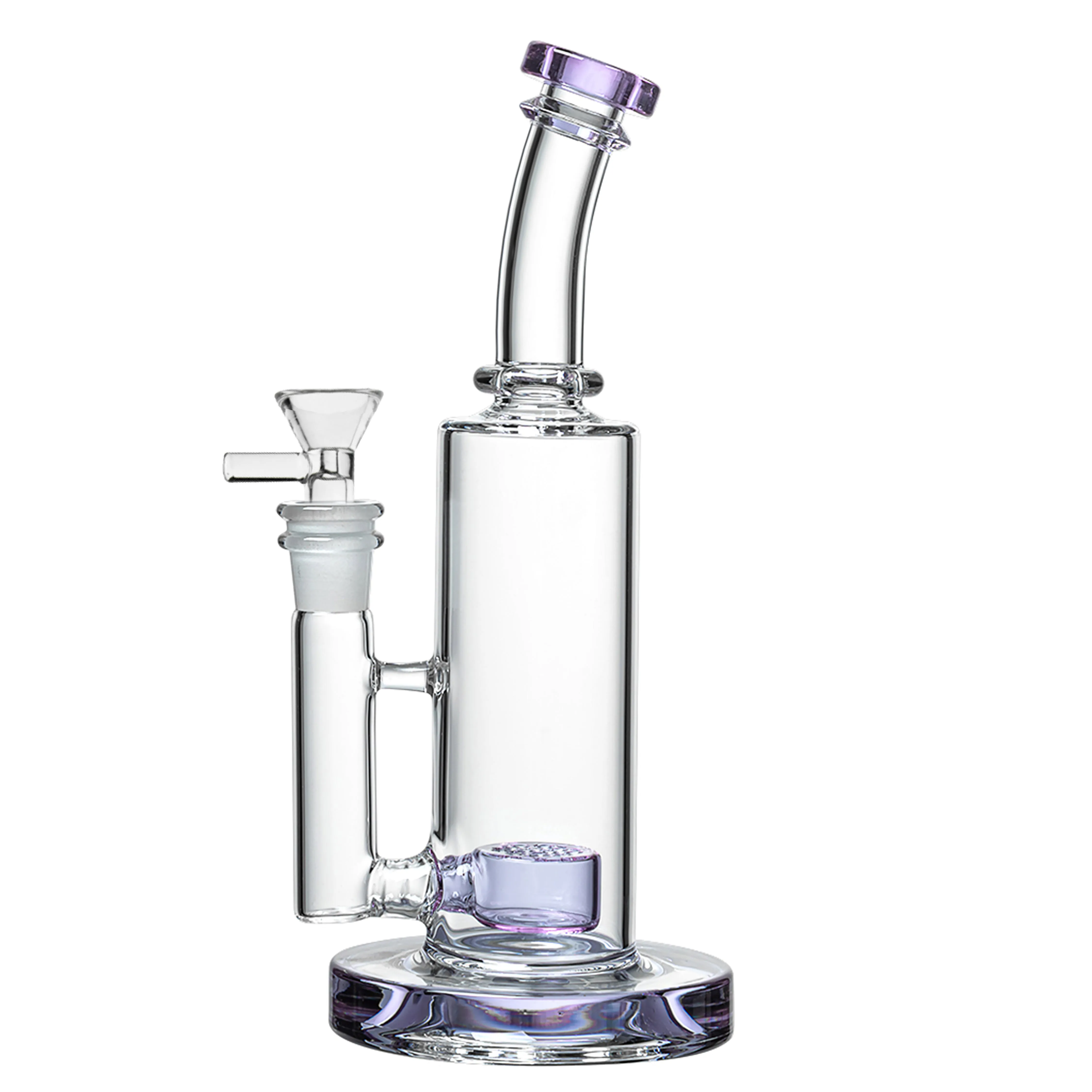 Straight Base Bent Neck Bong