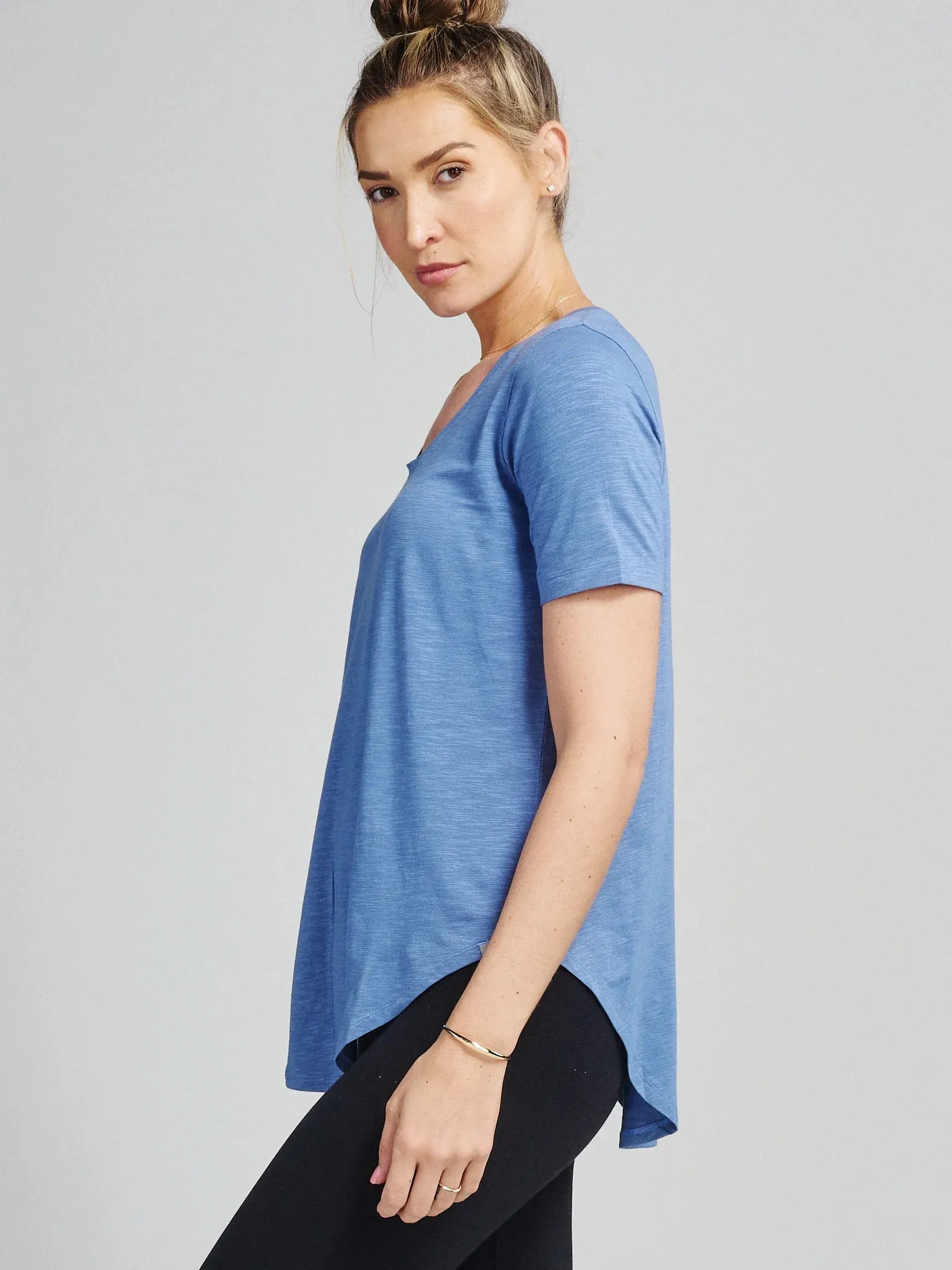 tasc Performance Women's Longline T-Shirt in Dusk