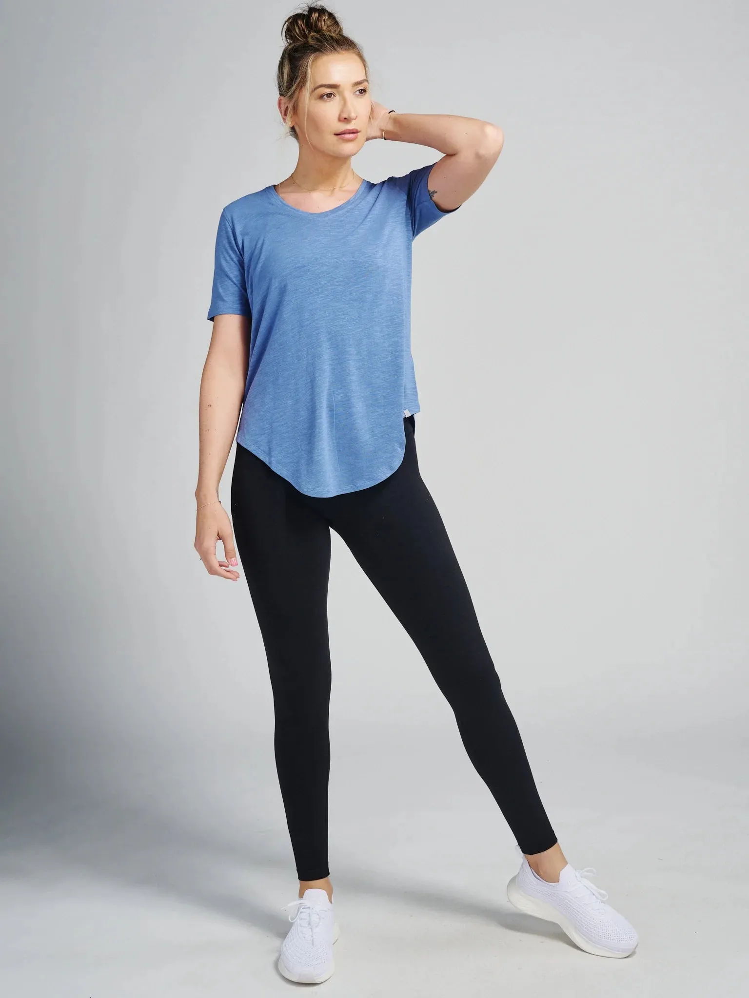 tasc Performance Women's Longline T-Shirt in Dusk