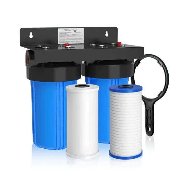 Waterdrop WHF21-PG 5 Micron 2-Stage Whole House Water Filtration System