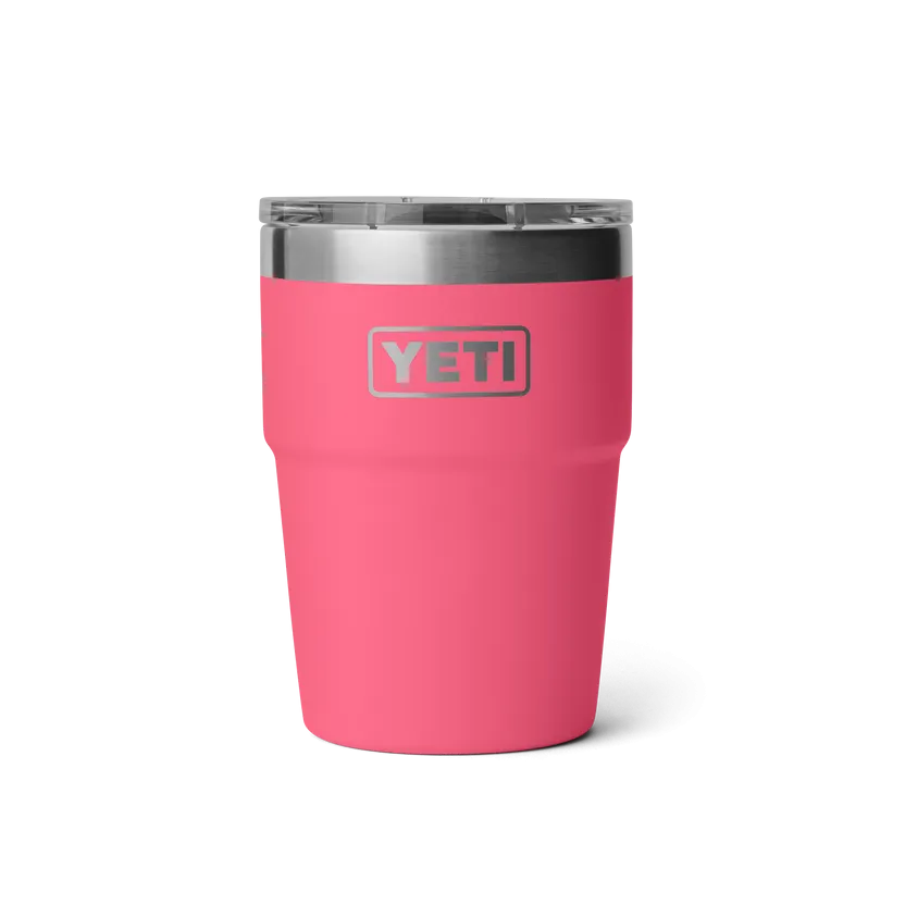 Yeti Rambler 16 Oz Pint Stackable Cup Tropicl Pink